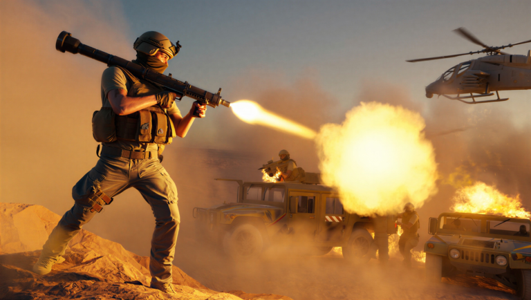 COD Desert Convoy Strike 4K